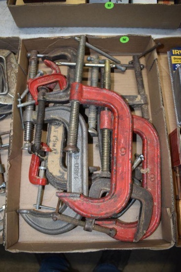 Large Assortment Of C Clamps
