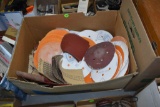 Box Of Sandpaper Pads, Discs & More