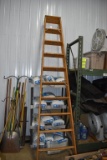 10 Foot Wooden Step Ladder