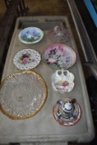 Glass and porcelain dishes