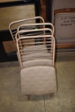 4 Metal folding chairs