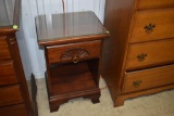 Night Stand with Glass Top