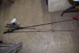 Vintage fishing poles