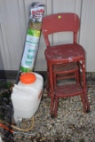 Backpack Sprayer, Metal Chair Step Stool, Mesh Fence