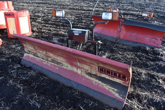 Hiniker 96" Straight Blade Snow Plow, no truck mounts or controls