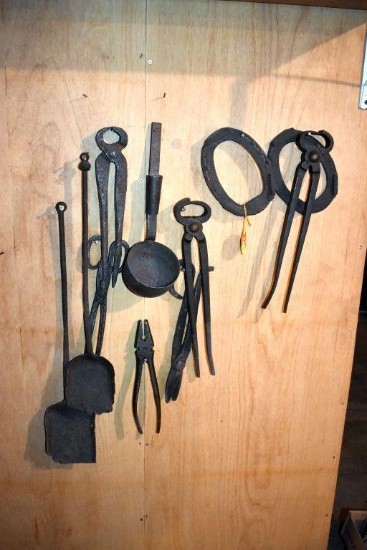 Assortment Of Vintage Forging Tools