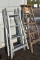 2 Ladders, 16.5 Foot Combination Ladder & Wooden Step Ladder