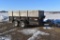 2016 Diamond C 16' dump trailer model 46ED, bumper hitch 2 5/16 ball, 12' interior box,