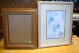 Floral print and frame