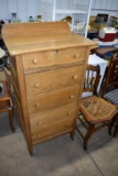 5 Drawer oak dresser