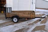 2009 Big Max Trailer, Expanded Steel Floor and Fold Down Ramp, 2000lbs Axle, 4.8-12 Tires,