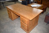 Solid oak desk 30