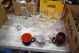 Assorted cups and glasses