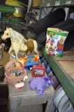 Large box of children's toys