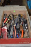 large assortment of screw drivers