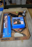 Small receiver hitch, engine cleaning gun and misc items