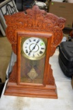 Sessions oak kitchen clock