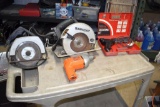 Black & Decker circular saw, drill, soldering set