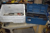 Rubbermaid tool box and hardware items