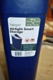 Air tight smart storage bin