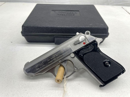 Walther Model PPK Pistol, 9MM, 2 Magazines, SN: A056213, with hard case