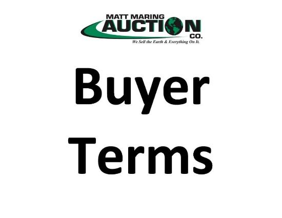 Buyer Terms and Payment Information