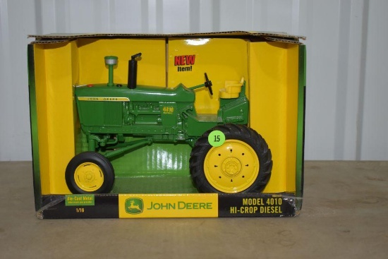 Ertl John Deere 4010 Hi-Crop Diesel Tractor, with box, 1/16th
