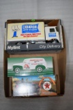 Texaco vehicles and Nylint Champion Auto Stores City Delivery truck