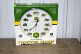 John Deere Tractor Clock with tractor sounds, new in box