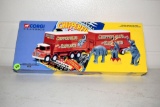 Corgi Classics Founden S21 lorry trailer with elephants and pedestal rider 1/50 scale in box