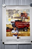 Case IH Axiel Flow Combine 30th Anniversay Print 24