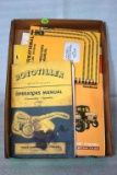 Operators manuals and parts books