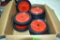 Assorted repainted toy wheels