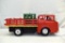 1970's Battery Operated Cabover Stake Bed Truck with Chicken In Cage, 11