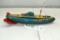 Modern Toys made in Japan, TM 105 Submarine, tin litho wind up, works, 14