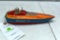 Tempo-VI Tin Litho Wind Up Boat, made in Japan marked K, 9