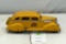 1930's Press Steel Wind Up Taxi Car, works, repainted, 10