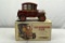 Tin Battery Operated Old Fashioned Car, with Original Box, 9