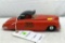 Saunders Plastic Fire Chief Car, Friction Drive, 10