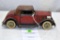 Marx Battery Operated Tin Car, Missing Parts, Untested, 8.5