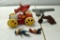 Battery Operated Car Untested, Mickey Mouse Airplane, Aeromatic Target Toy Pistol, Boat Tail Racer
