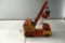 Arnold Tin Litho Truck with Mounted Crane, Made in West Germany, 11