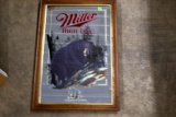 Miller High Life Mirror, Black Bear