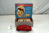 1950's Marx Toy Electric Filling Station with Car, in original box, excellent condition