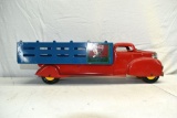 1950's Wyandotte Press Steel Stake Bed Truck, Coca-Cola Delivery, 20