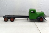 1940's Wyandotte Press Steel Truck Chassis, repainted, 24