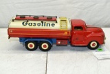 1950's Tin Litho Friction Drive Gasoline Delivery Truck, good condition, 13