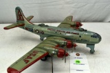 Made In Japan, Tin Litho Battery Operated USAF Air Plane, 15