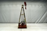 Vintage Empire Metalware Windmill with Water Pump, 20