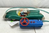Marx Line-Mar Toys Battery Operated 1950's Futuristic Car of Space, Untested, 12
